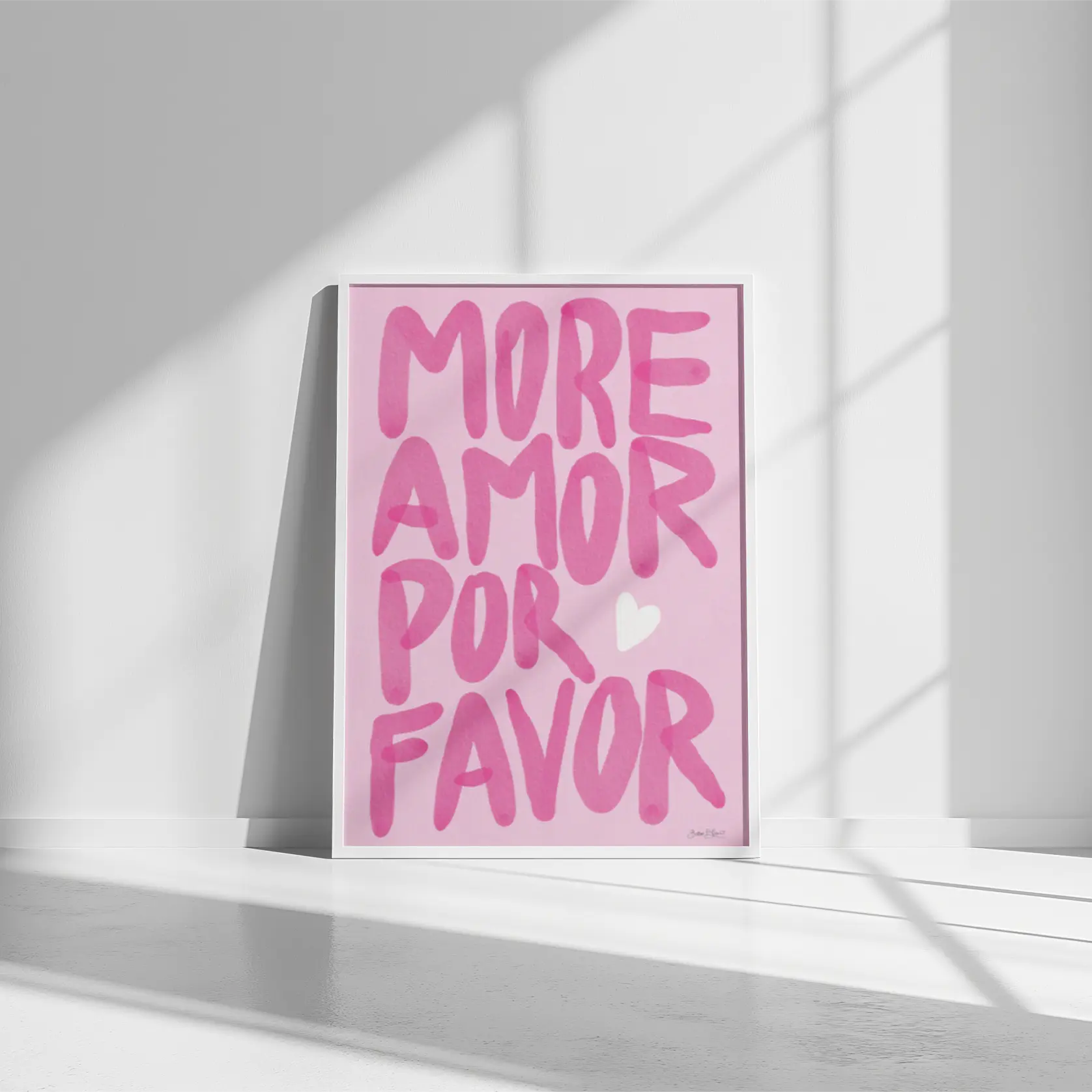 Affiche Vintage Amor