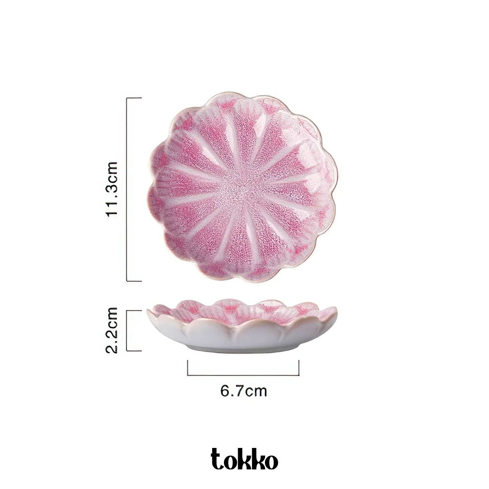 Assiette Fleur Céramique