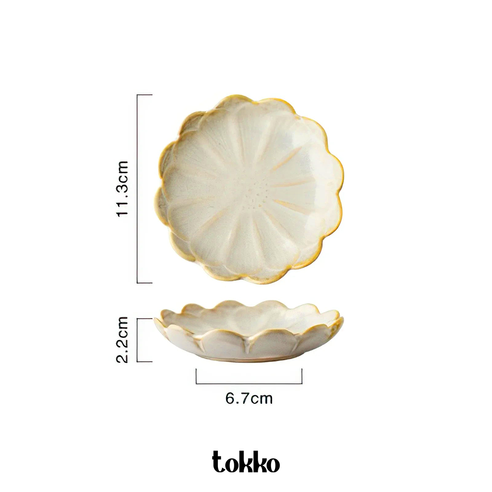 Assiette Fleur Céramique