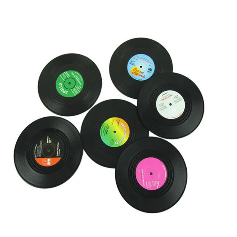 Sous-Verres Vinyle | Pack de 6