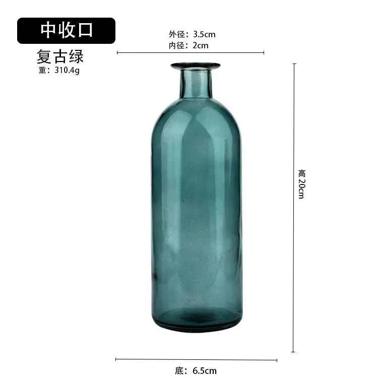 Vase Transparent en Verre