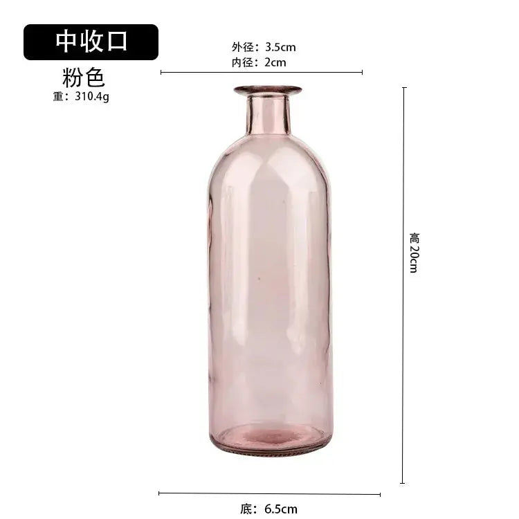 Vase Transparent en Verre