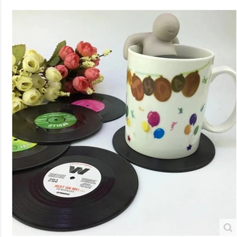 Sous-Verres Vinyle | Pack de 6