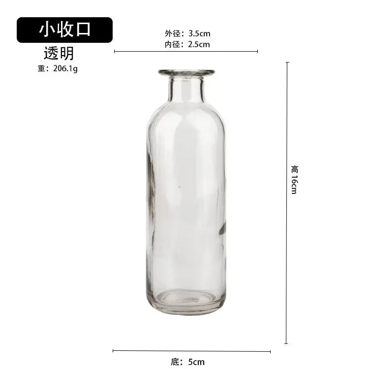 Vase Transparent en Verre