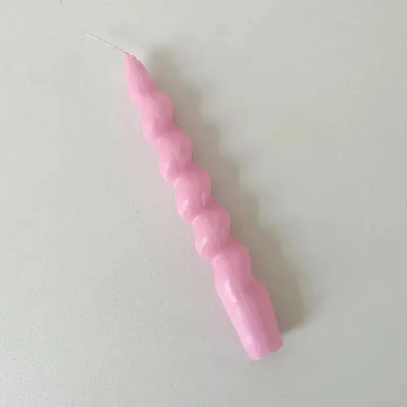 Bougie en Pilier Spirale