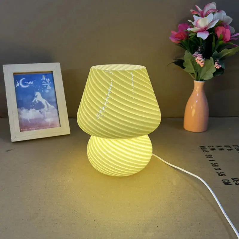 Lampe de Table en Verre