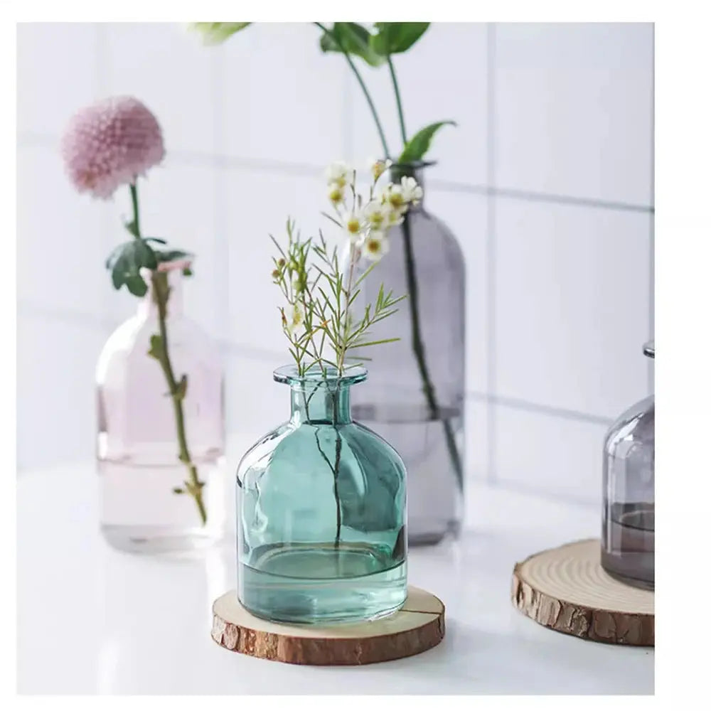 Vase Transparent en Verre