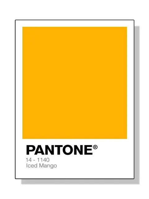 Affiche Aesthetic Pastel Pantone