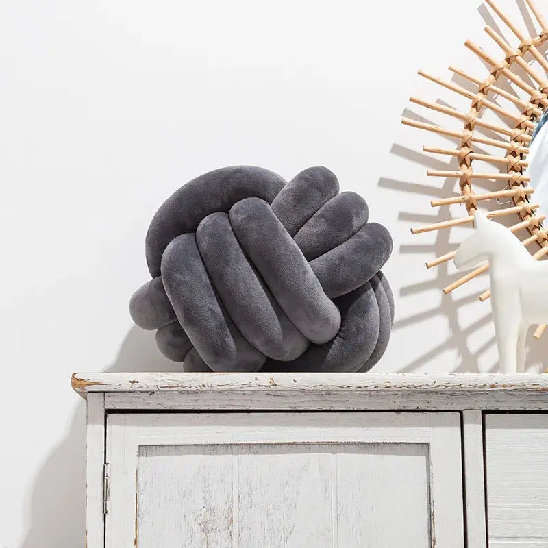 Coussin Boule Nouée Douce