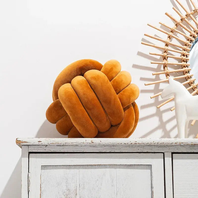 Coussin Boule Nouée Douce