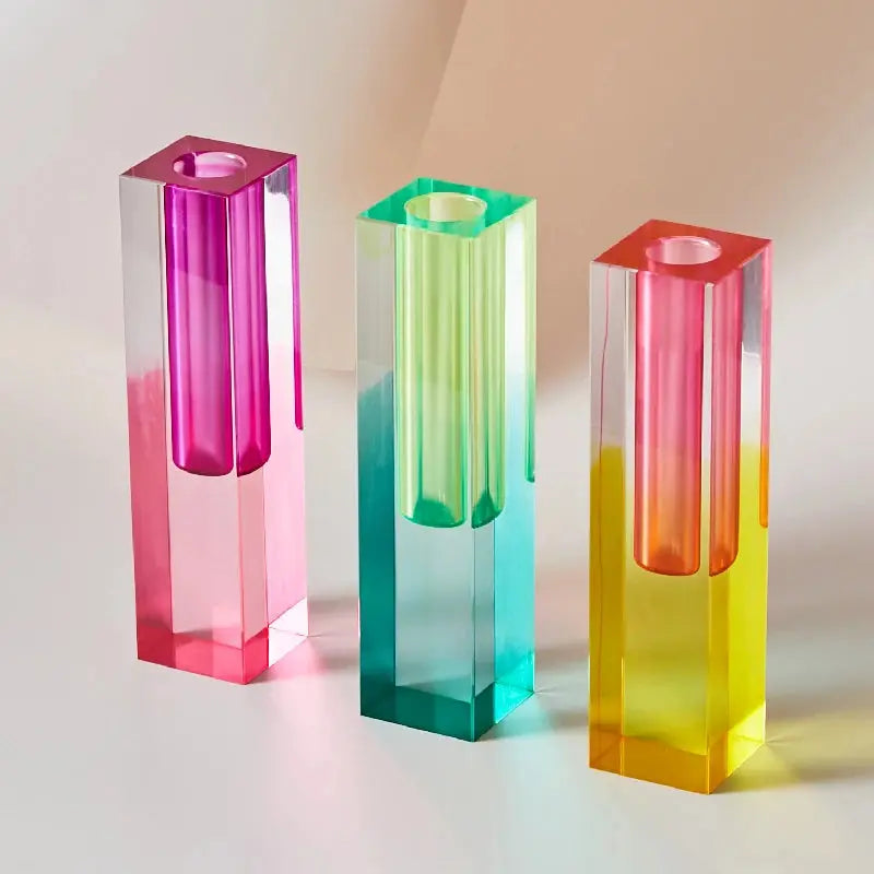 Vase Pilier Arc-en-Ciel - Marla Compass