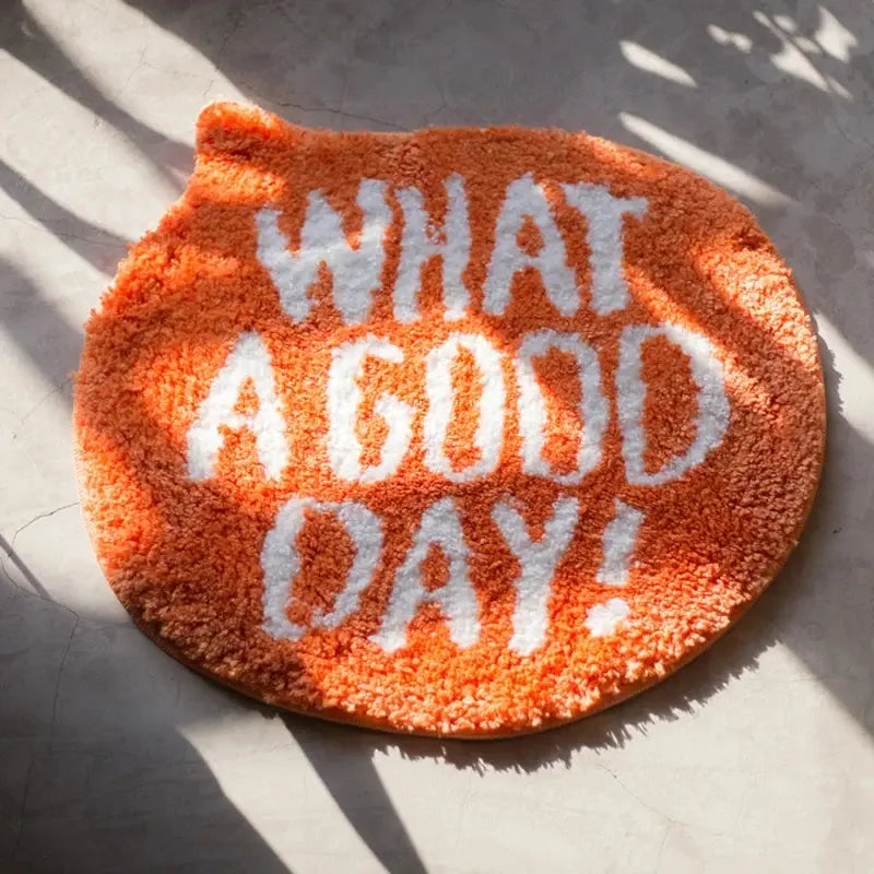Tapis "What a good day !"
