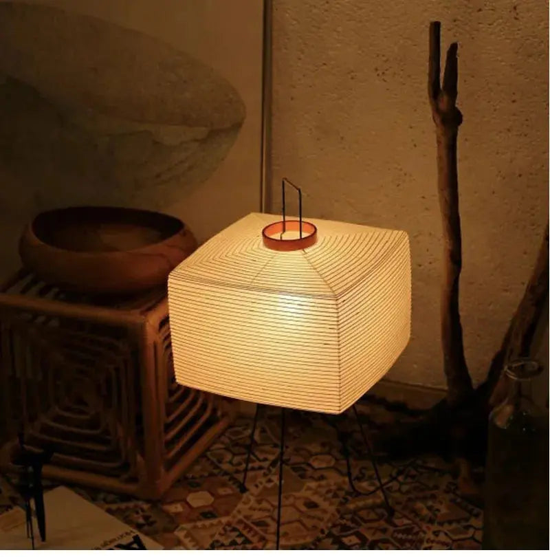 Lampe de Sol Tripode Japonaise