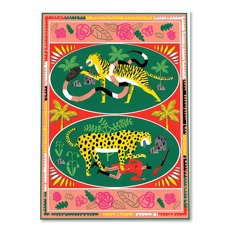 Poster Jungle Abstraite