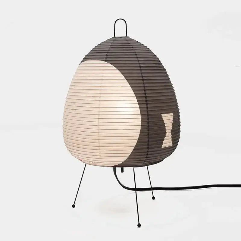 Lampe de Table Japonaise en Papier de Riz