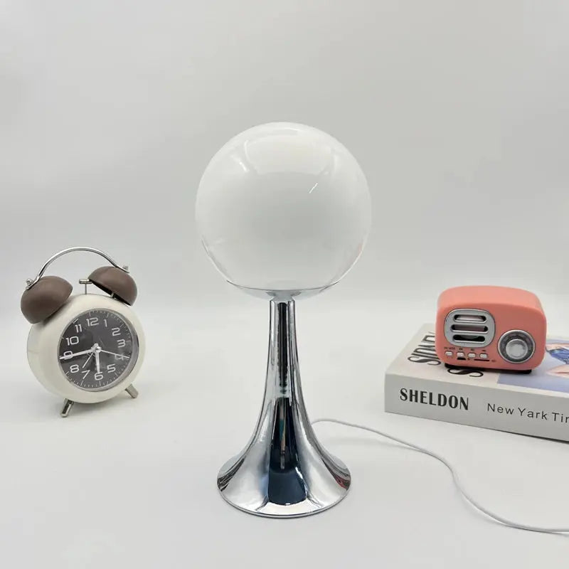 Lampe de Table en Verre Sphère