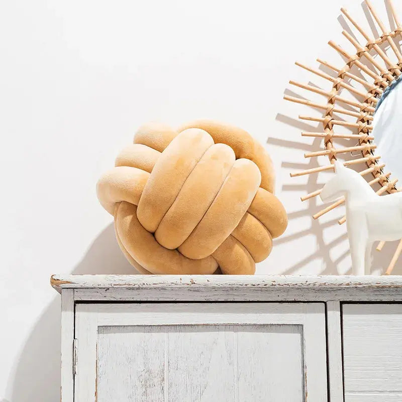 Coussin Boule Nouée Douce