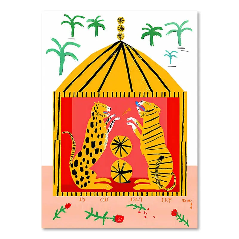 Poster Jungle Abstraite