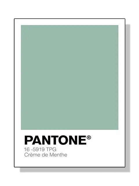 Affiche Aesthetic Pastel Pantone