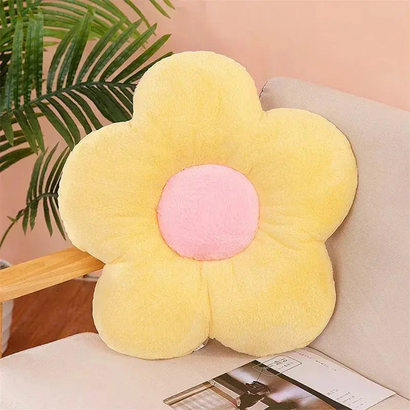 Coussin en Forme de Marguerite