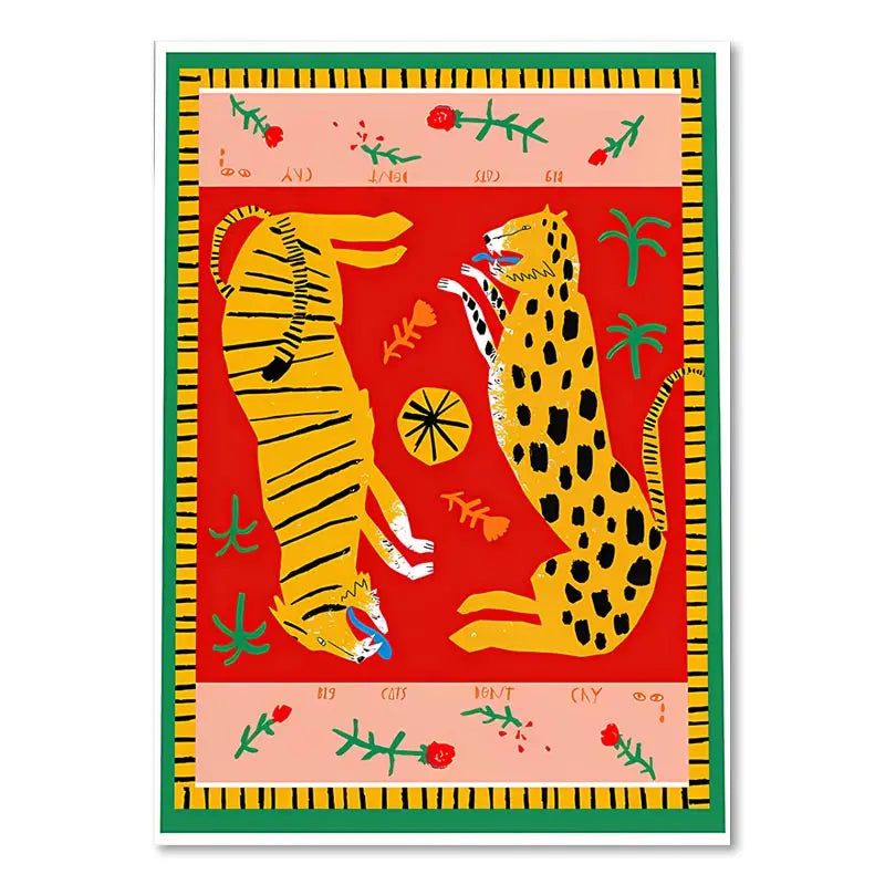 Poster Jungle Abstraite