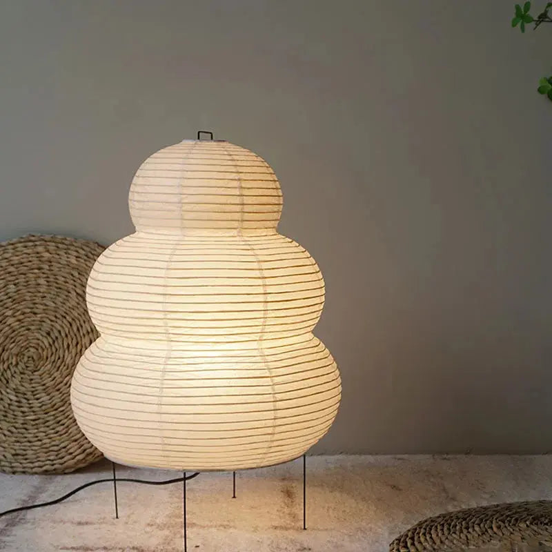 Lampe en Papier de Riz Japonais