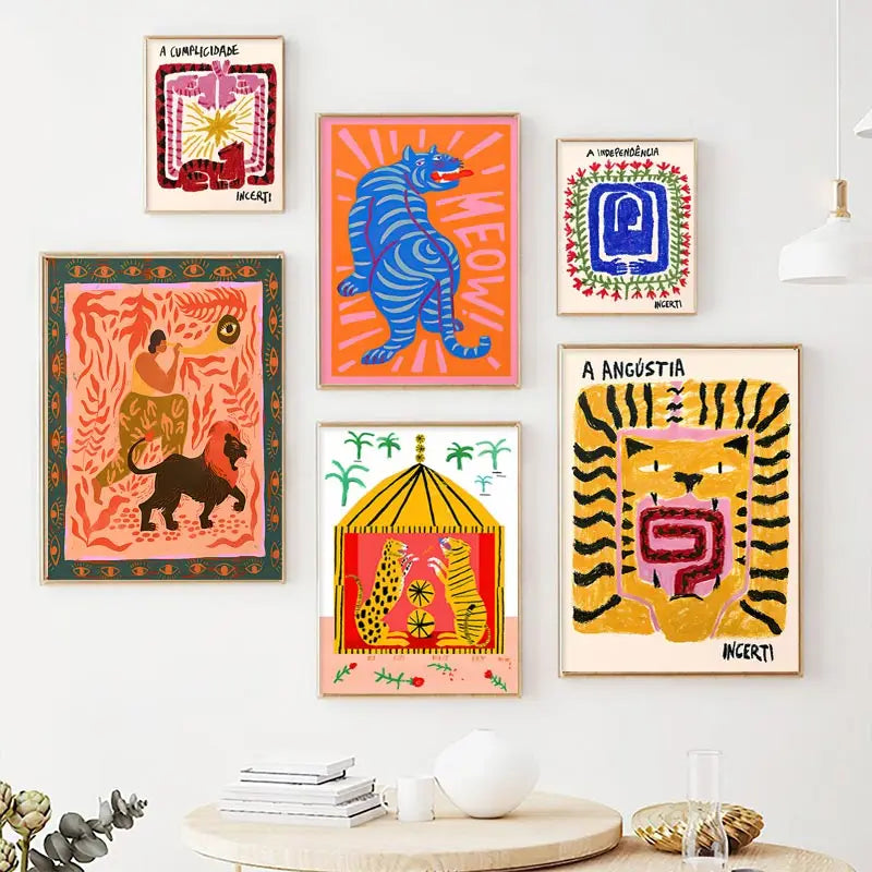 Poster Jungle Abstraite