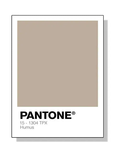Affiche Aesthetic Pastel Pantone