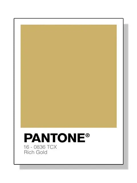 Affiche Aesthetic Pastel Pantone