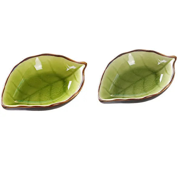 Assiette Feuille en Céramique