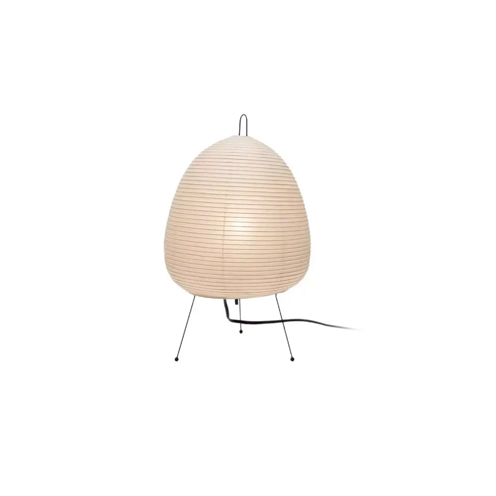 Lampadaire Tripode en Papier de Riz Japonais