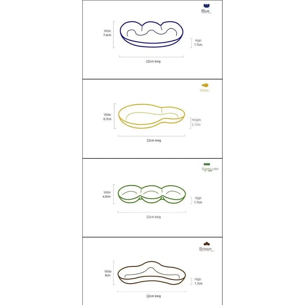 Assiette en Céramique à Fleurs Irregulière