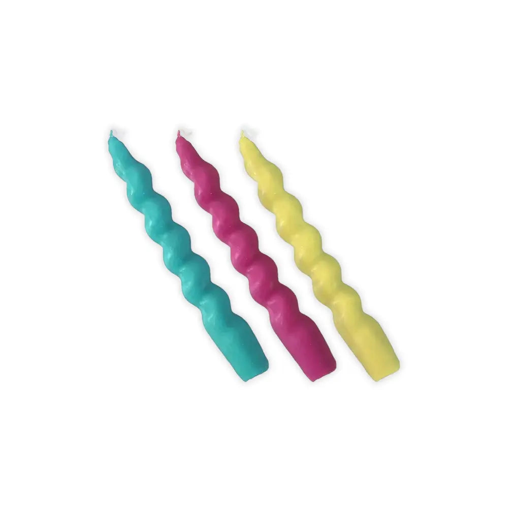 Bougie en Pilier Spirale