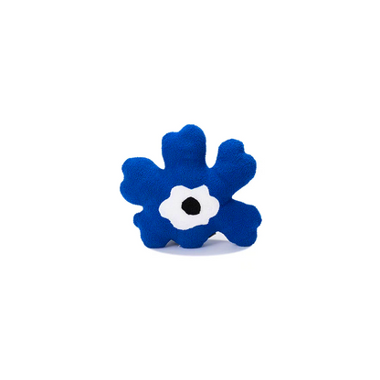 Coussin Oeil Corail Bleue