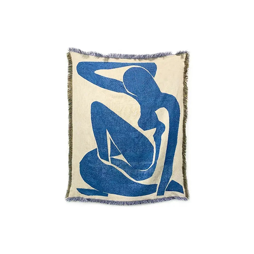 Couverture en Tricot Vintage