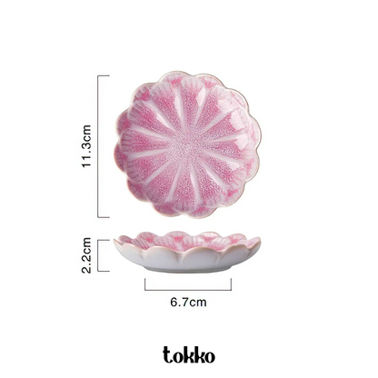 Assiette Fleur Céramique