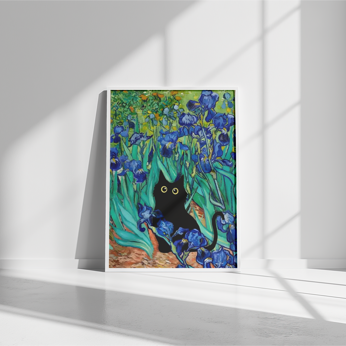 Affiche Van Gogh x Black Cat