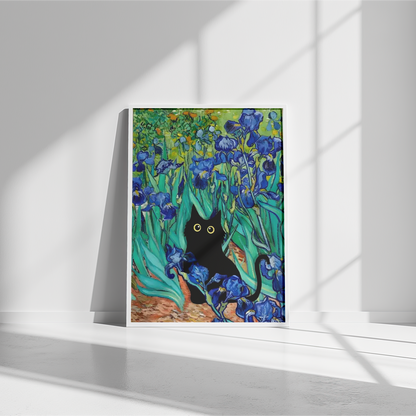 Affiche Van Gogh x Black Cat