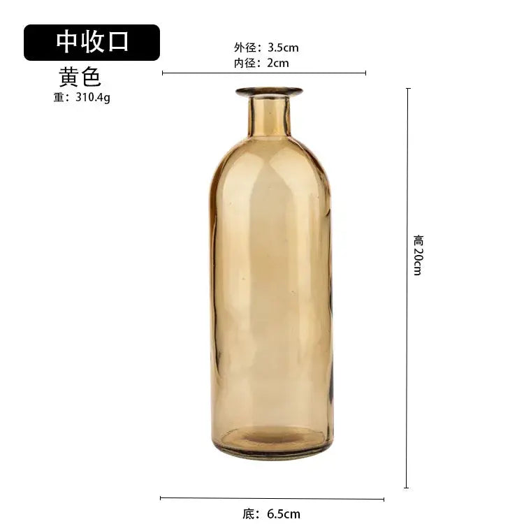 Vase Transparent en Verre