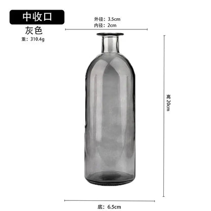 Vase Transparent en Verre