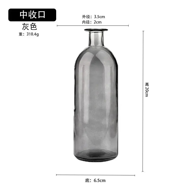 Vase Transparent en Verre