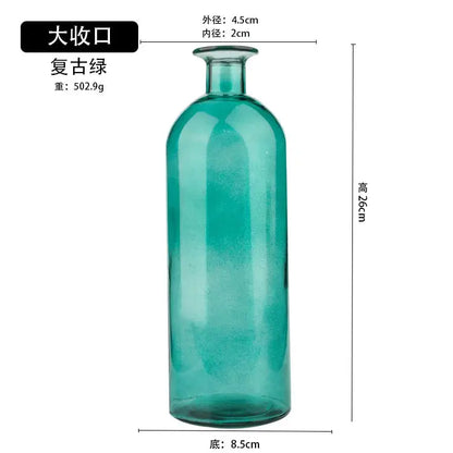 Vase Transparent en Verre