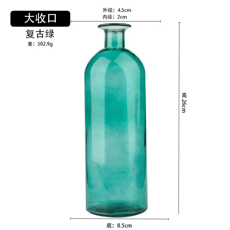 Vase Transparent en Verre