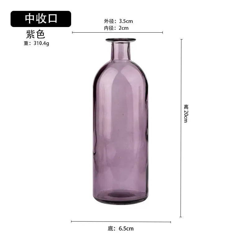 Vase Transparent en Verre