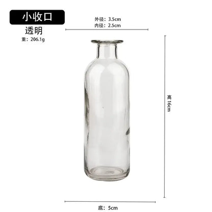 Vase Transparent en Verre