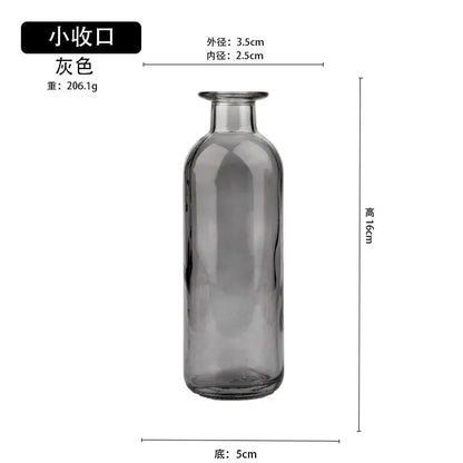 Vase Transparent en Verre