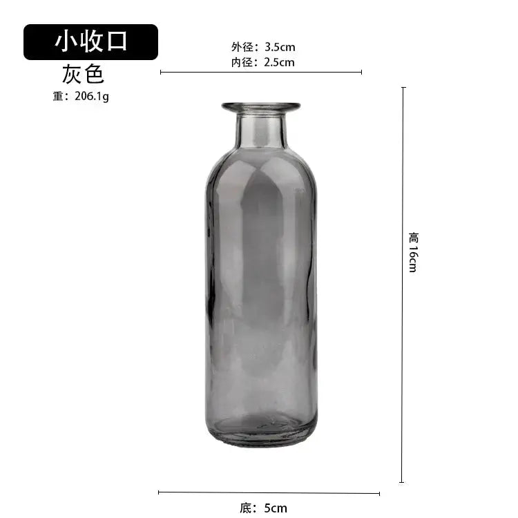 Vase Transparent en Verre