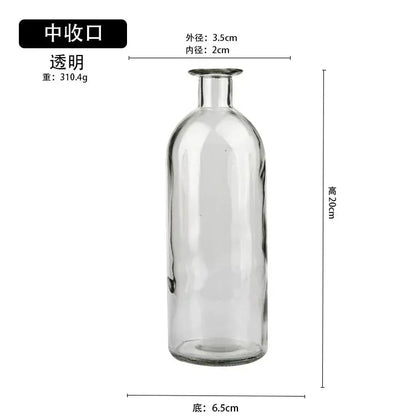 Vase Transparent en Verre