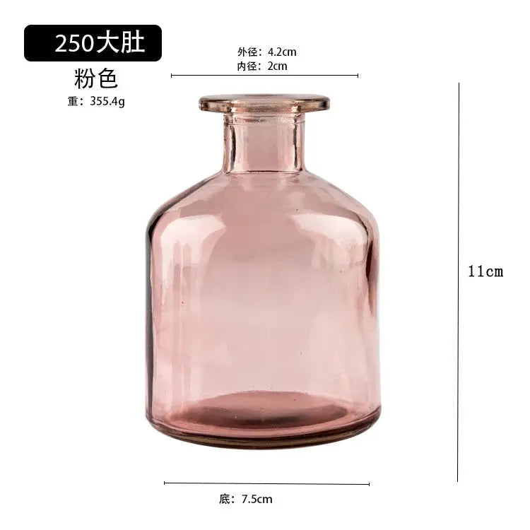 Vase Transparent en Verre