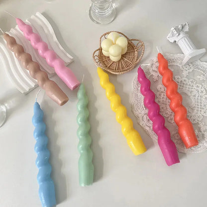 Bougie en Pilier Spirale